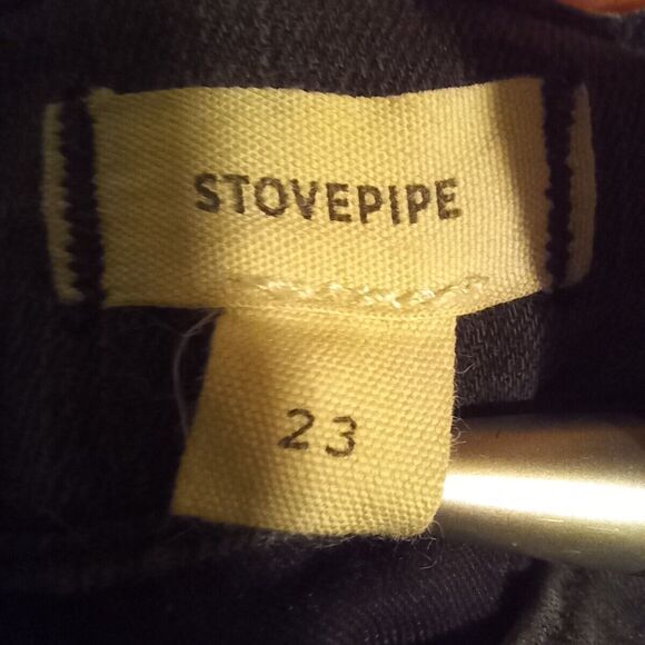 Madewell Stovepipe Skinny Jeans-Size 23-Banberry Wash-Raw Hem Edition-Stretch - Picture 9 of 10